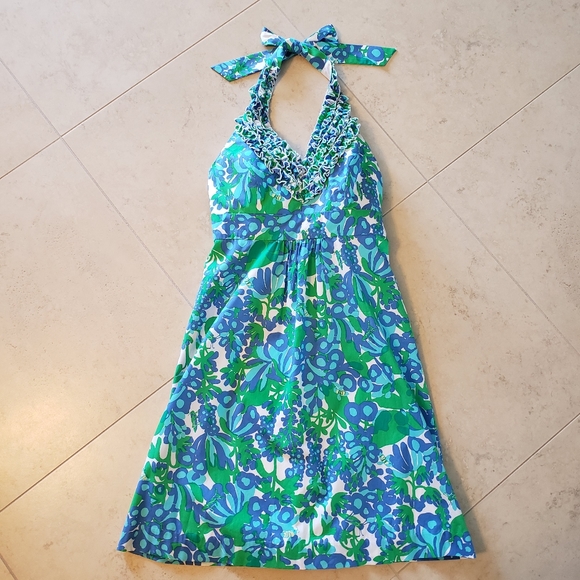 Lilly Pulitzer Halter Dress and Cardigan - 2/Sm - Picture 3 of 10